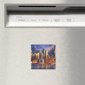 Manhattan, NY silhouet Magneet (Insitu (Vaatwasser))