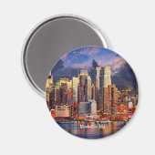 Manhattan, NY skyline Magneet (Voorkant / Achterkant)