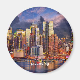 Manhattan, NY skyline Magneet
