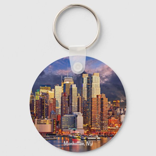 Manhattan, NY skyline Sleutelhanger (Voorkant)