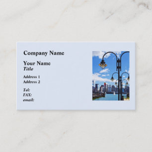 Manhattan NY - Skyline van Liberty State Park Visitekaartje