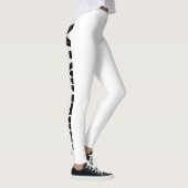 Manhattan NYC-mode, NY-typografisch ontwerp Leggings (Rechts)