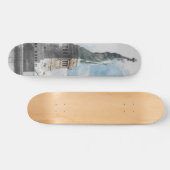 Manhattan NYC Skateboard met Vrijheidsbeeld (Horizontaal)