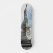 Manhattan NYC Skateboard met Vrijheidsbeeld (Voorkant)