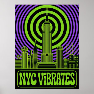 Manhattan NYC Trilt Empire State Building Kunst Poster