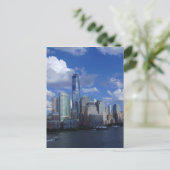 Manhattan NYC World Trade Center WTC Hudson Briefkaart (Staand voorkant)