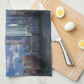 Manhattan NYC World Trade Center WTC Hudson Theedoek (Quarter Fold)