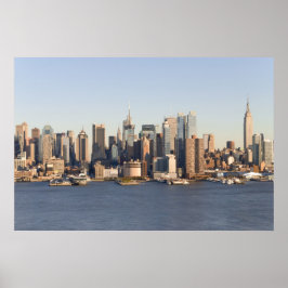 Manhattan on the Hudson Poster