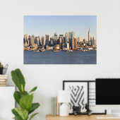 Manhattan on the Hudson Poster (Thuiskantoor)