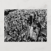 Manhattan ontworpen briefkaart (Voorkant)