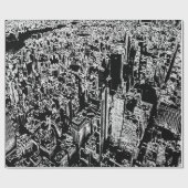 Manhattan ontworpen cadeaupapier (Vlak)