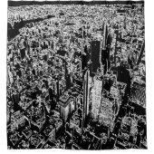 Manhattan ontworpen douchegordijn (Voorkant)