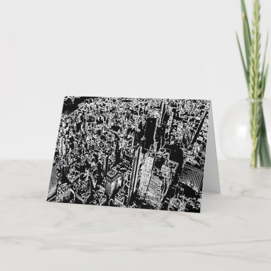 Manhattan ontworpen kaart (Voorkant)