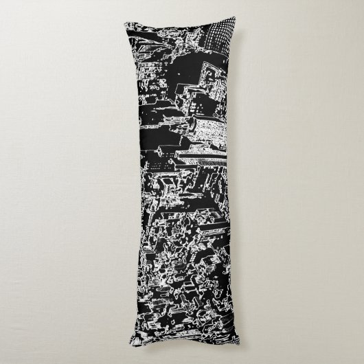 Manhattan ontworpen lichaamskussen (Achterkant (Verticaal))