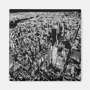 Manhattan ontworpen magneet