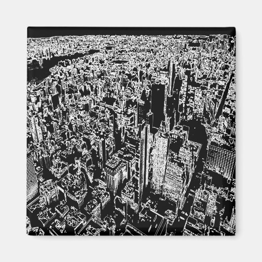 Manhattan ontworpen magneet (Voorkant)