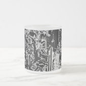 Manhattan ontworpen matglas koffiemok (Center)