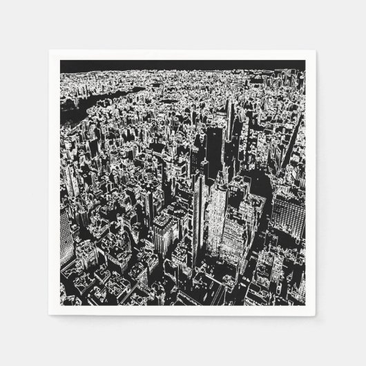 Manhattan ontworpen servet (Voorkant)