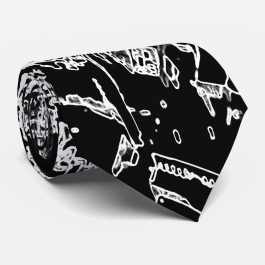 Manhattan ontworpen stropdas (Opgerold)