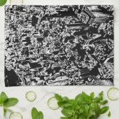 Manhattan ontworpen theedoek (Gevouwen)