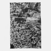 Manhattan ontworpen theedoek (Verticaal)