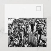 Manhattan ontworpen uitnodiging briefkaart (Voorkant / Achterkant)