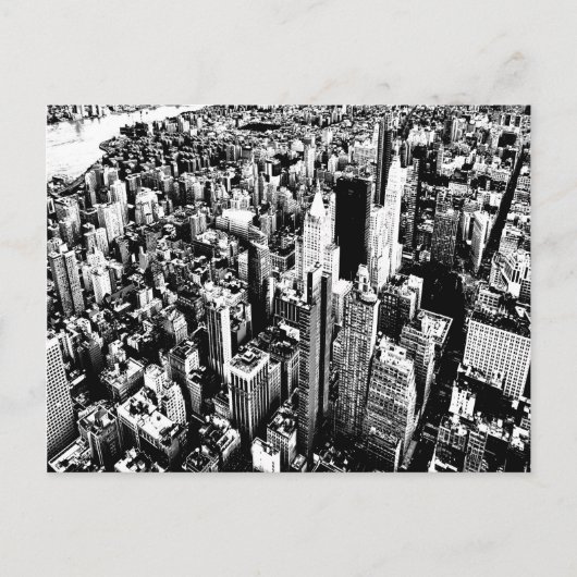 Manhattan ontworpen uitnodiging briefkaart (Voorkant)