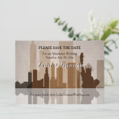 Manhattan Opslagdatum Aankondiging (Staand voorkant)