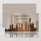 Manhattan Opslagdatum Aankondiging (Voorkant / Achterkant)