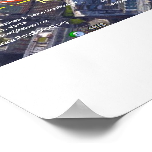 Manhattan Orion Pattern 2 Poster (Hoek)