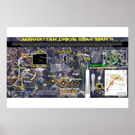 Manhattan Orion Pattern 2 Poster (Voorkant)