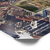 Manhattan Orion sterrenkaart Perfect Poster (Hoek)