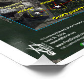 Manhattan Orion sterrenkaart Perfect Poster (Hoek)