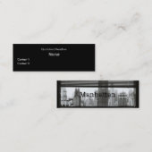Manhattan-profielkaart Mini Visitekaartje (Voorkant / Achterkant)