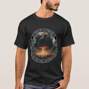 Manhattan Project atoombom atoompaddenstoel T-shirt