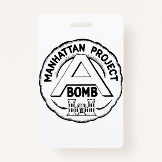 Manhattan Project Badge (Voorkant)
