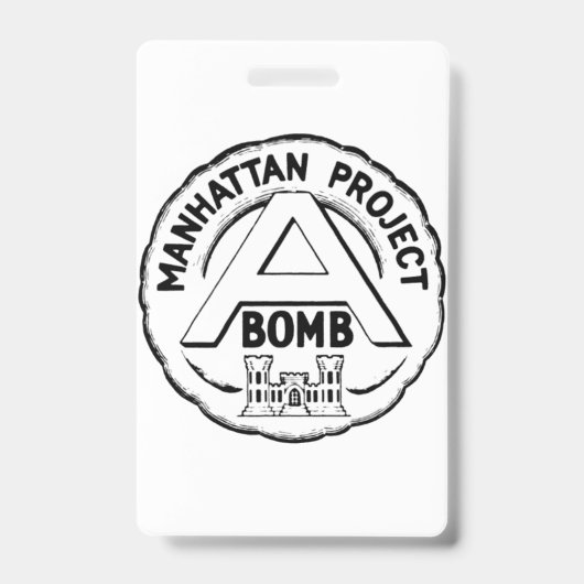 Manhattan Project-badge Badge (Voorzijde)