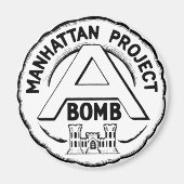 Manhattan Project Badge Magneet (Voorkant)