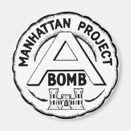Manhattan Project Badge Magneet (Voorkant)