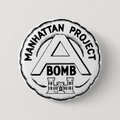 Manhattan Project Badge Ronde Button 5,7 Cm (Voorkant)
