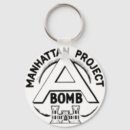 Manhattan Project Badge Sleutelhanger