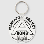 Manhattan Project Badge Sleutelhanger (Achterkant)