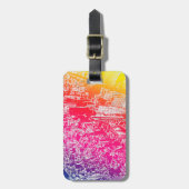 Manhattan-regenboog Bagagelabel (Voorkant verticaal)