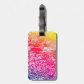 Manhattan-regenboog Bagagelabel (Achterkant verticaal)