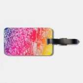 Manhattan-regenboog Bagagelabel (Achterkant horizontaal)