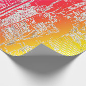 Manhattan-regenboog Cadeaupapier (Hoek)