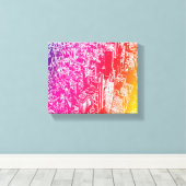 Manhattan-regenboog Canvas Afdruk (Insitu (Houten vloer))
