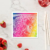 Manhattan-regenboog Servet (Insitu)