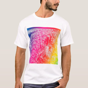 Manhattan-regenboog T-shirt