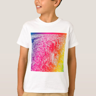 Manhattan-regenboog T-shirt